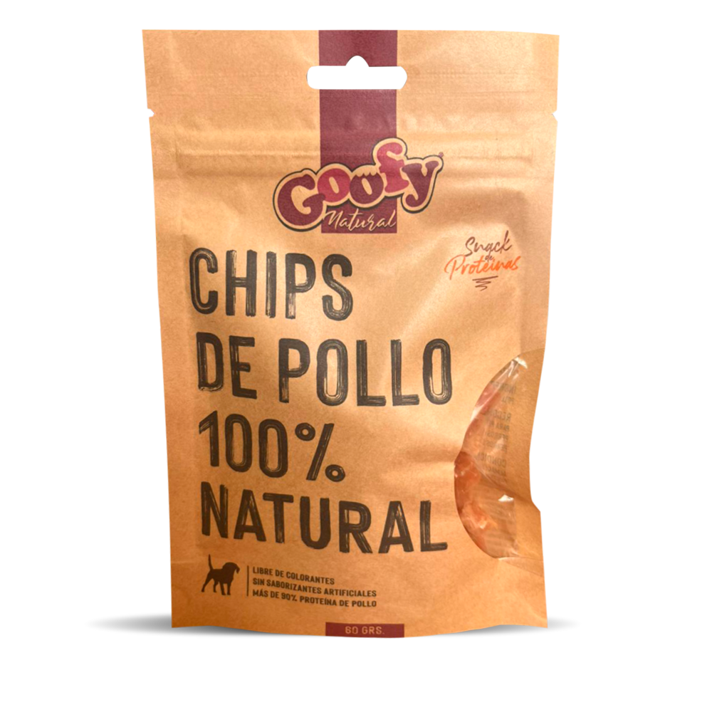 SNACK CHIPS POLLO GOOFY NATURAL 60GR